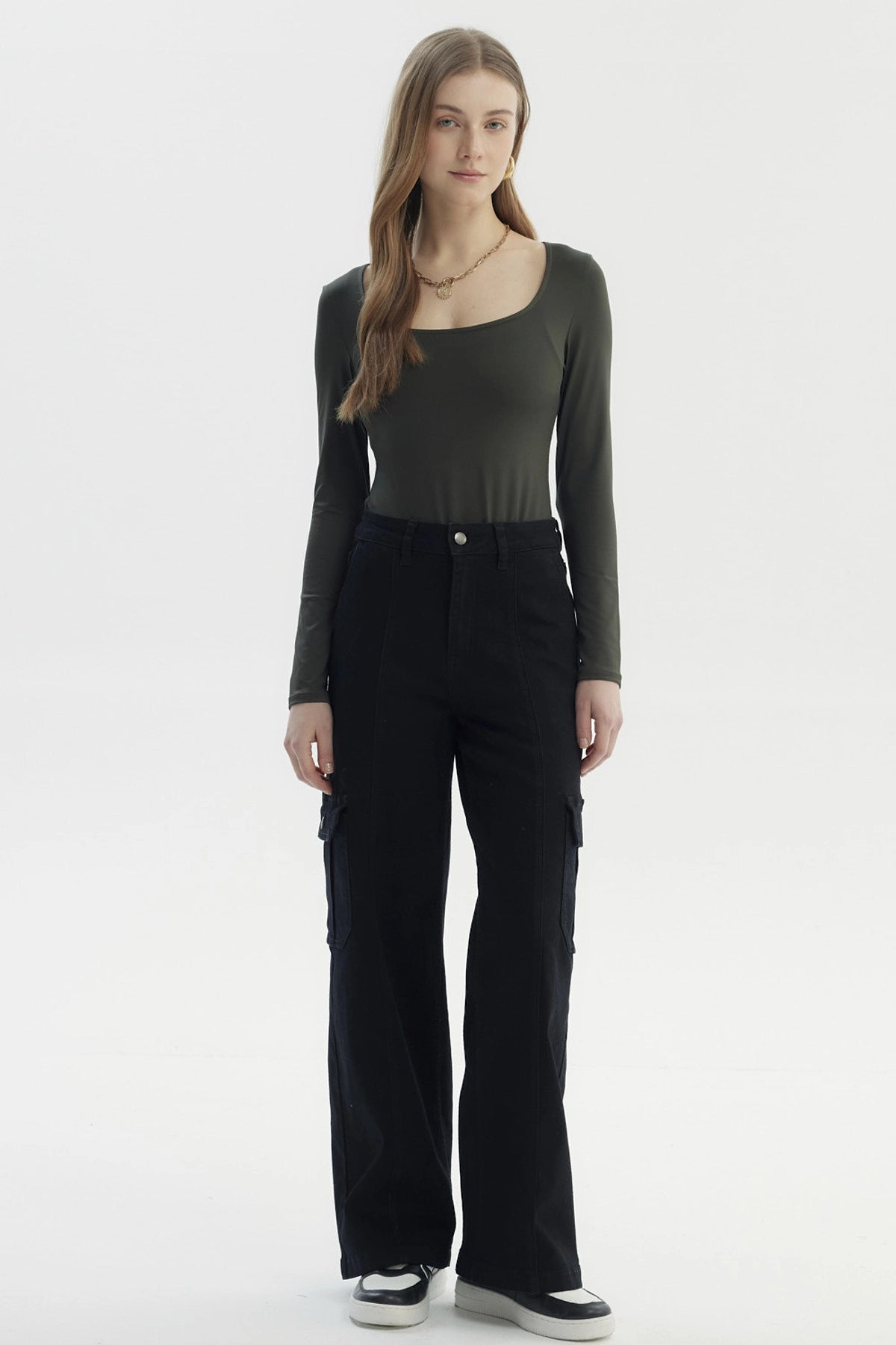 Polera Mujer Ajustado Verde