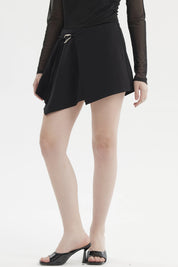 Short Mujer Falda Short Negro