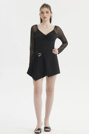 Short Mujer Falda Short Negro