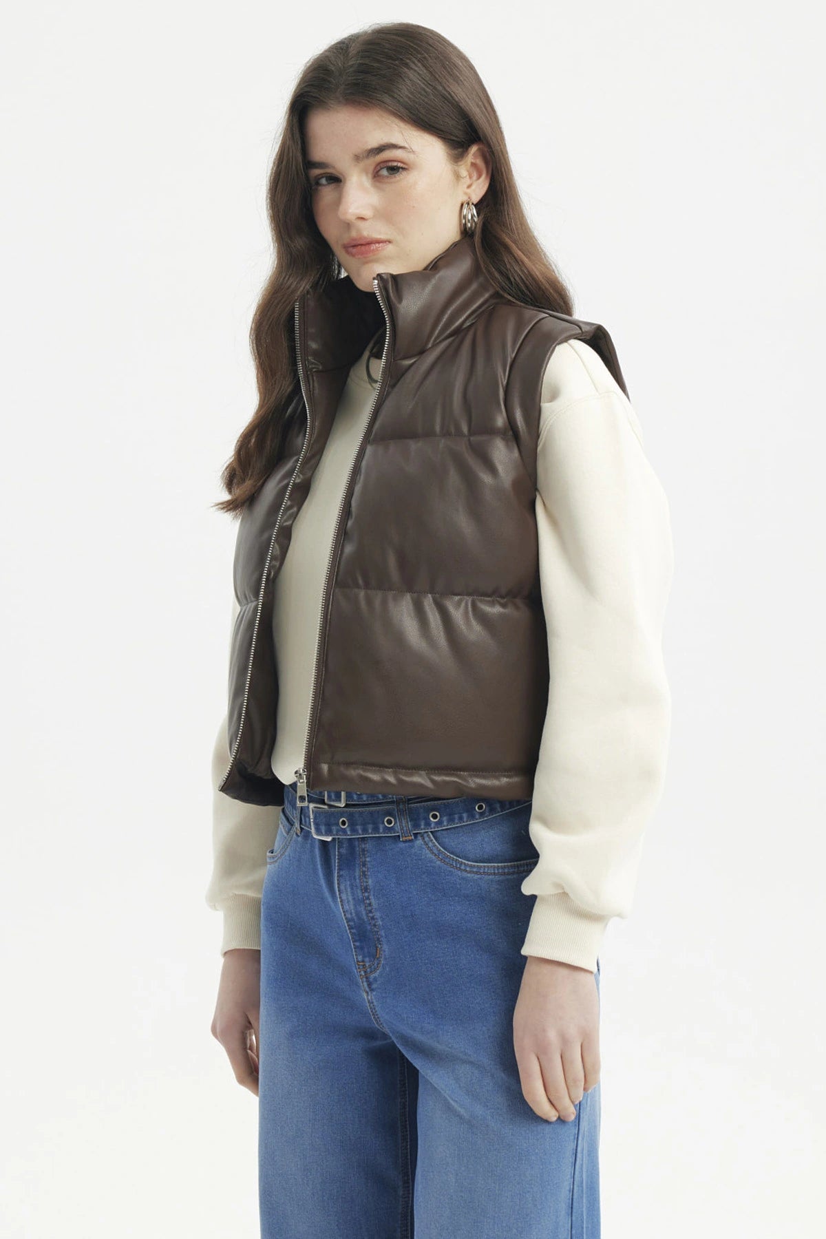 Parka Mujer Juvenil Café Oscuro