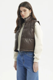 Parka Mujer Juvenil Café Oscuro