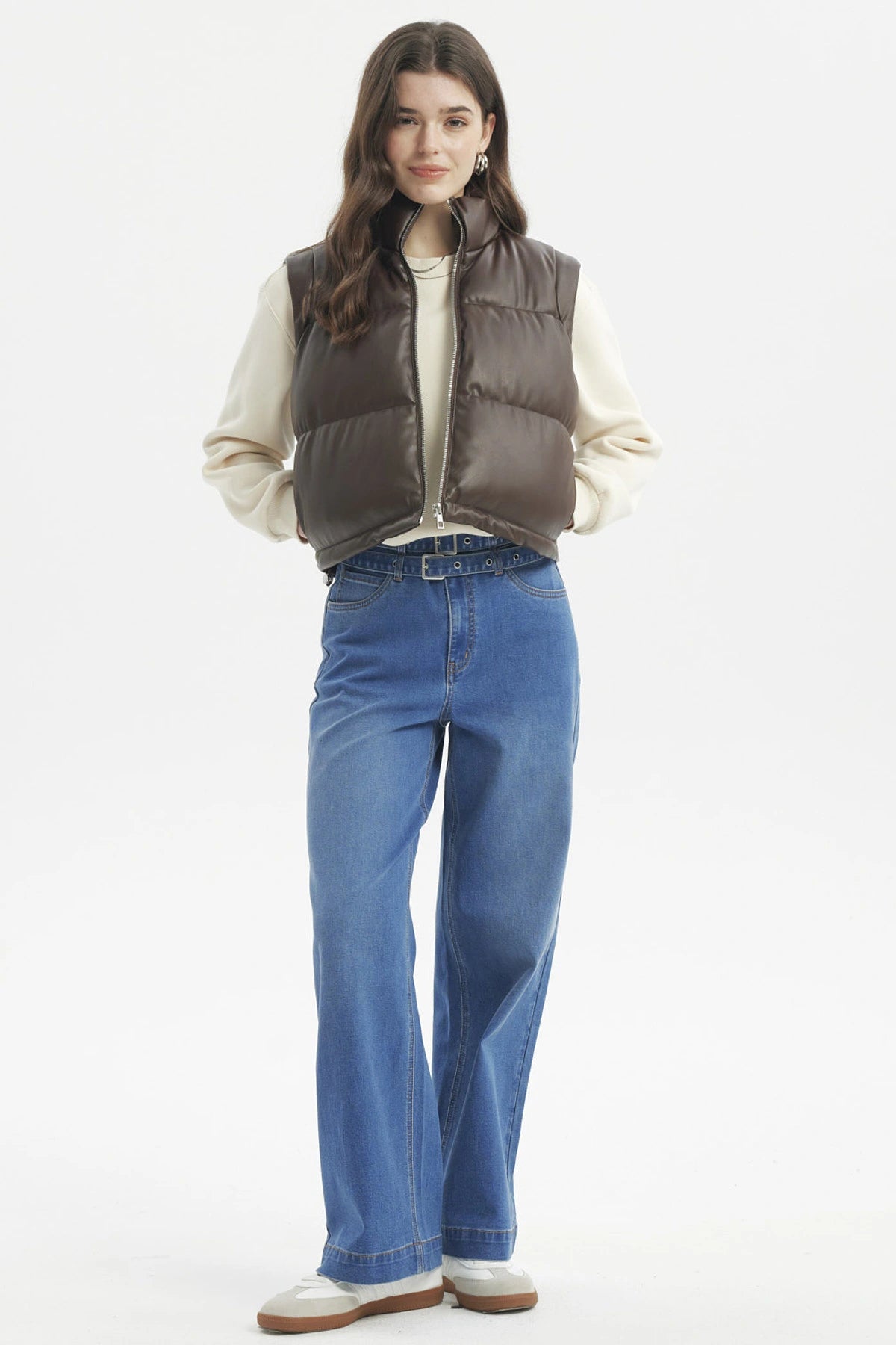 Parka Mujer Juvenil Café Oscuro