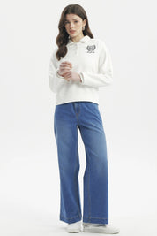 Polerón Mujer Slim Crudo