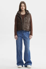 Parka Mujer Juvenil Café Oscuro