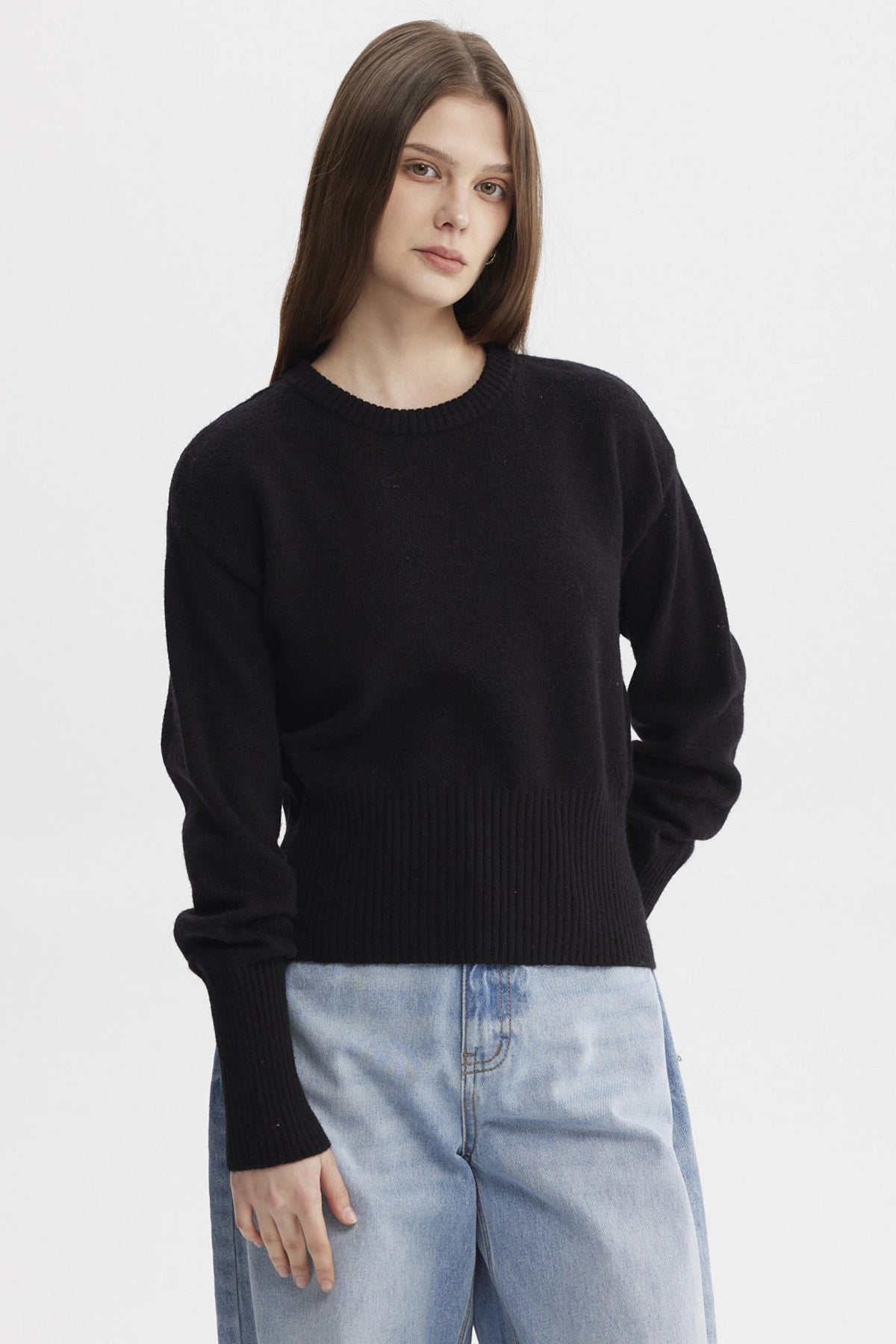 Sweater Mujer Juvenil Negro