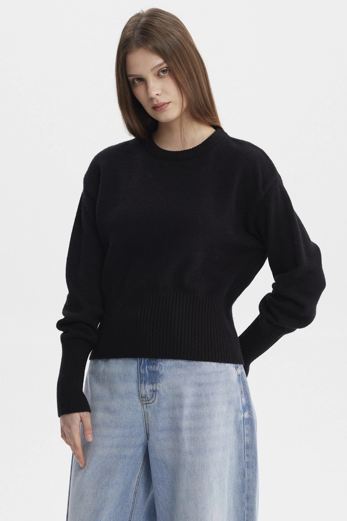 Sweater Mujer Juvenil Negro