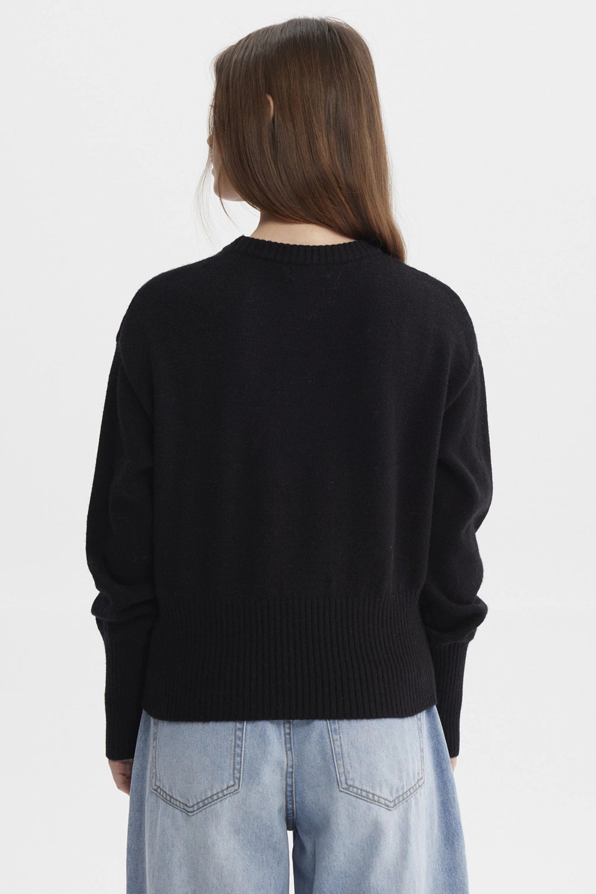 Sweater Mujer Juvenil Negro