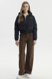 Parka Mujer Puffa Chiporro Negro