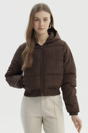 Parka Mujer Puffa Chiporro Café