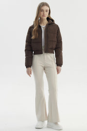 Parka Mujer Puffa Chiporro Café