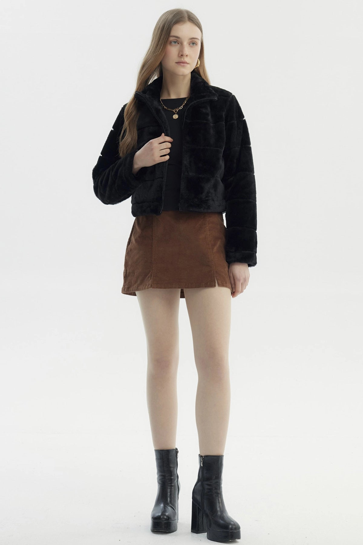 Chaqueta Mujer Juvenil Negro