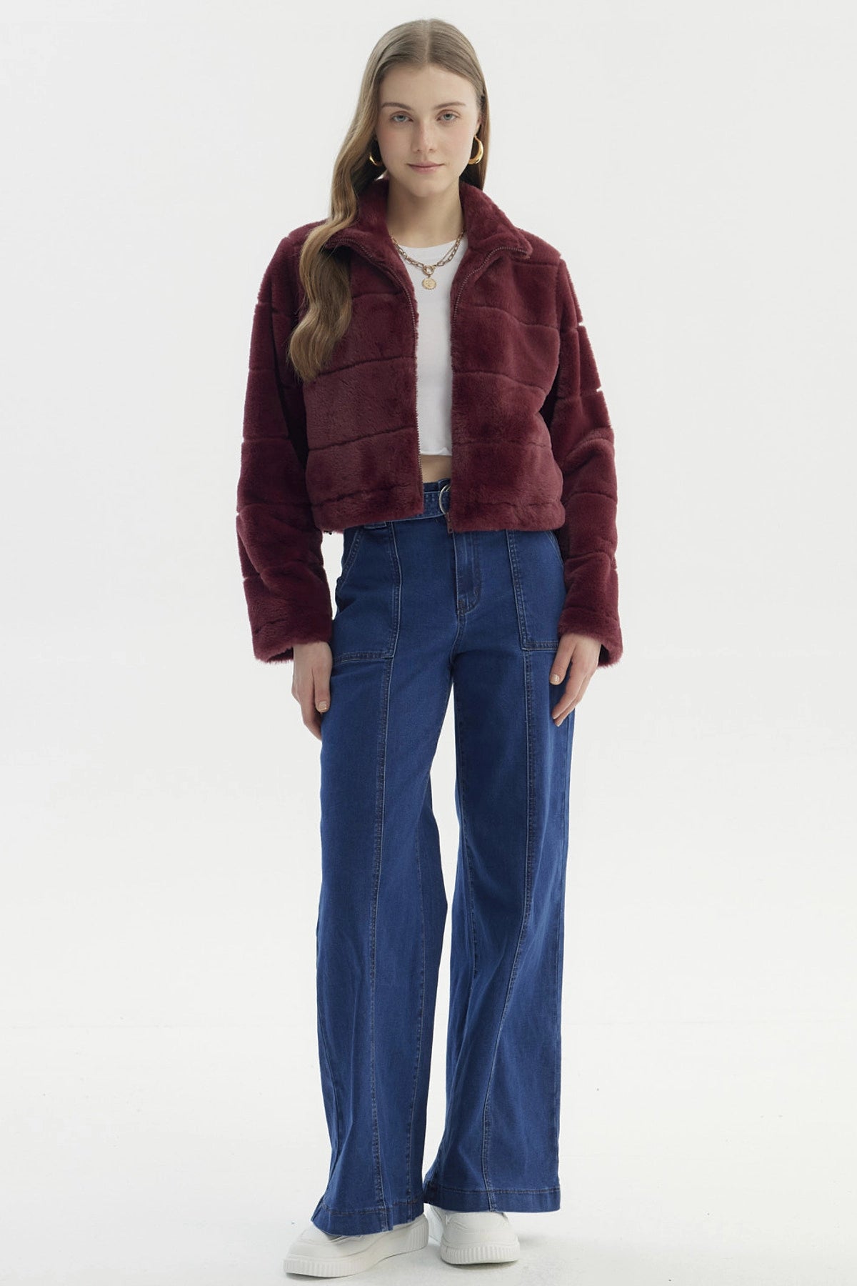 Chaqueta Mujer Juvenil Rojo