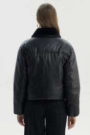Parka Mujer Wide Acolchado Negro