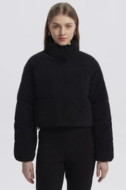 Parka Mujer Calce Largo Negro