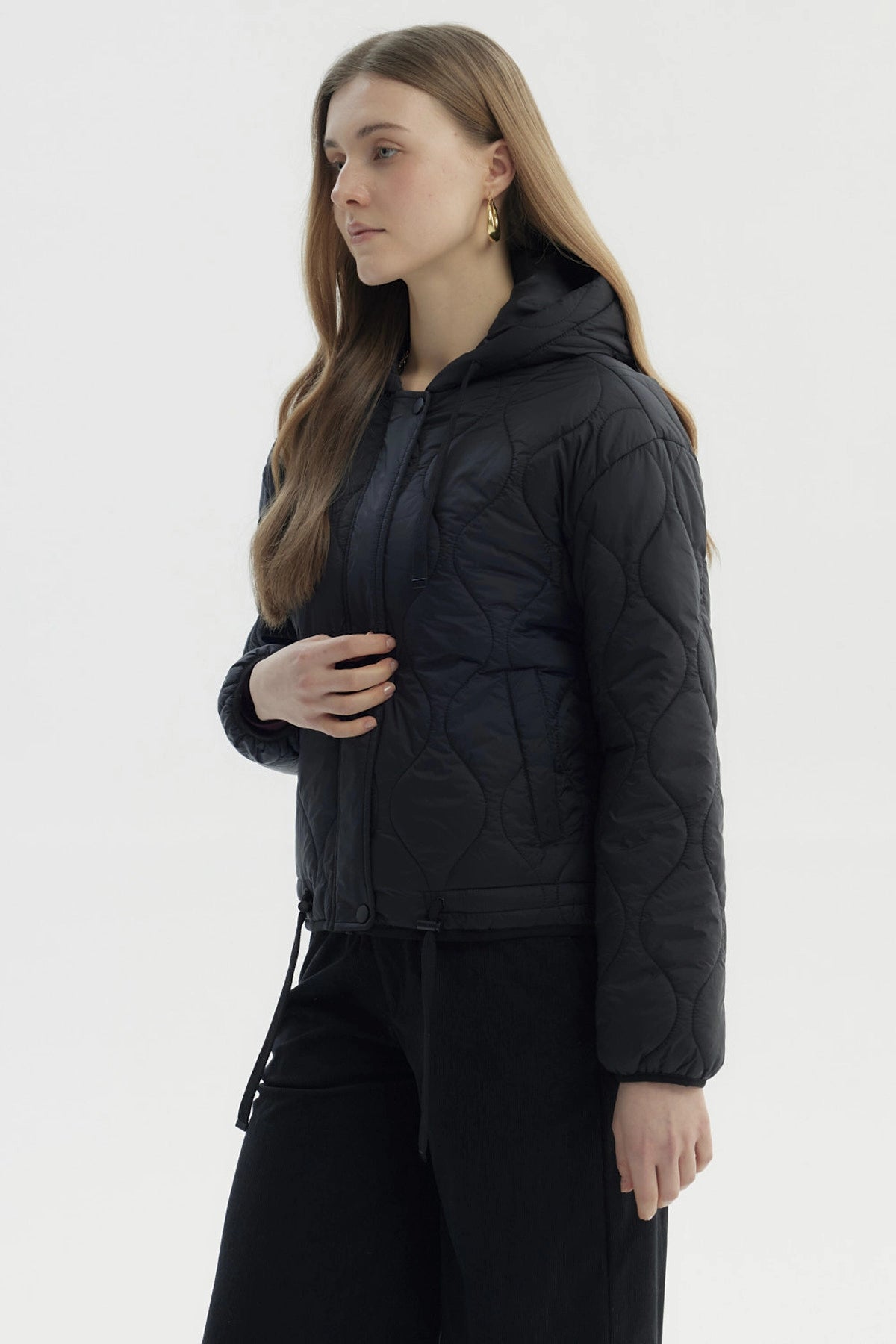Parka Mujer New Negro