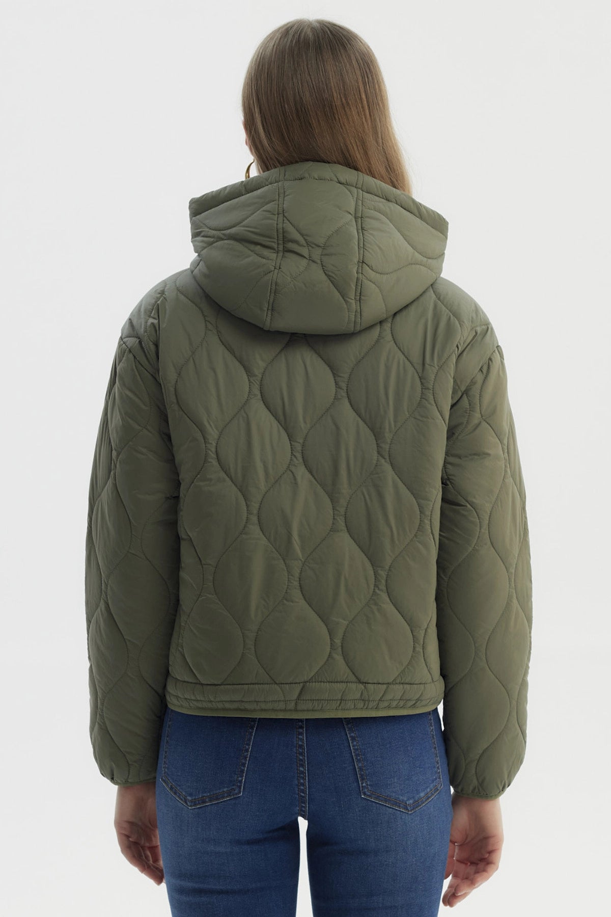 Parka Mujer New Verde Militar