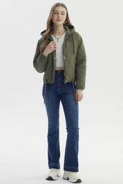 Parka Mujer New Verde Militar