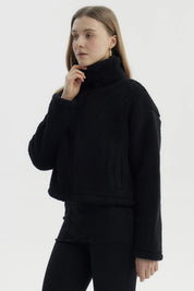 Polar Mujer Peludo Negro