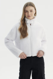 Polar Mujer Peludo Blanco