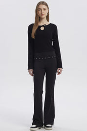 Sweater Mujer Juvenil Negro