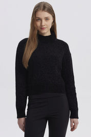 Sweater Mujer Juvenil Negro