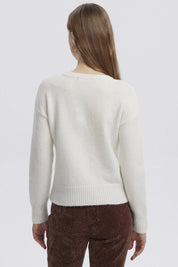 Sweater Mujer Juvenil Crudo