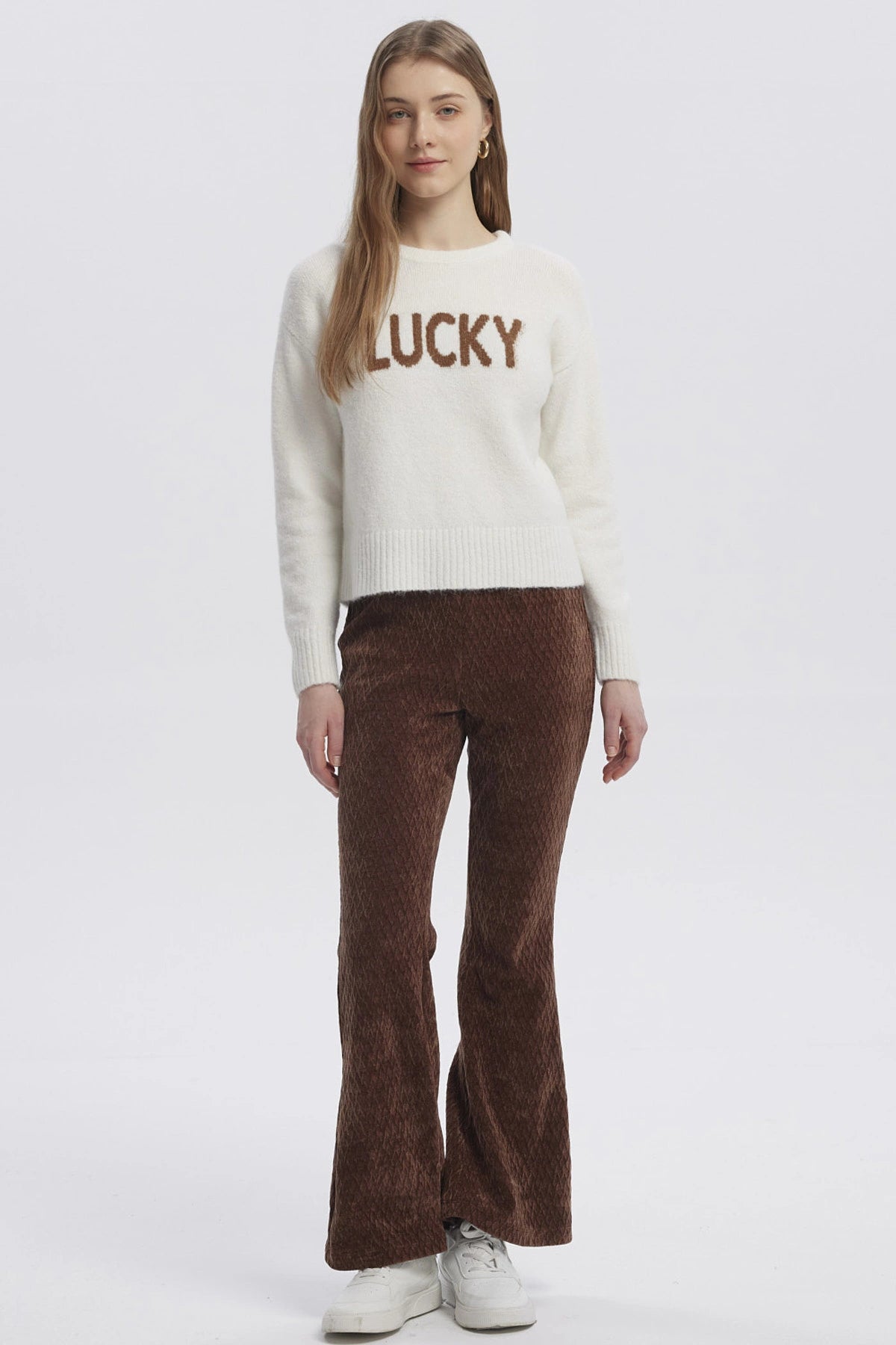 Sweater Mujer Juvenil Crudo