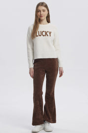 Sweater Mujer Juvenil Crudo