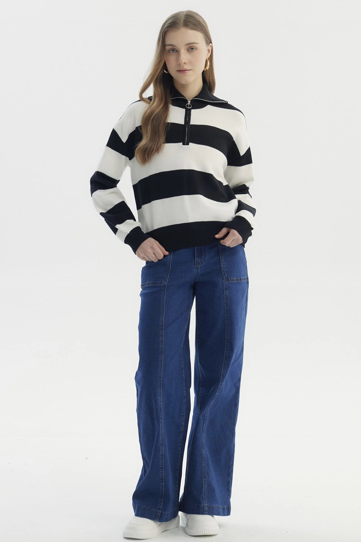 Sweater Mujer Juvenil Negro