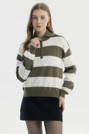 Sweater Mujer Juvenil Verde Militar