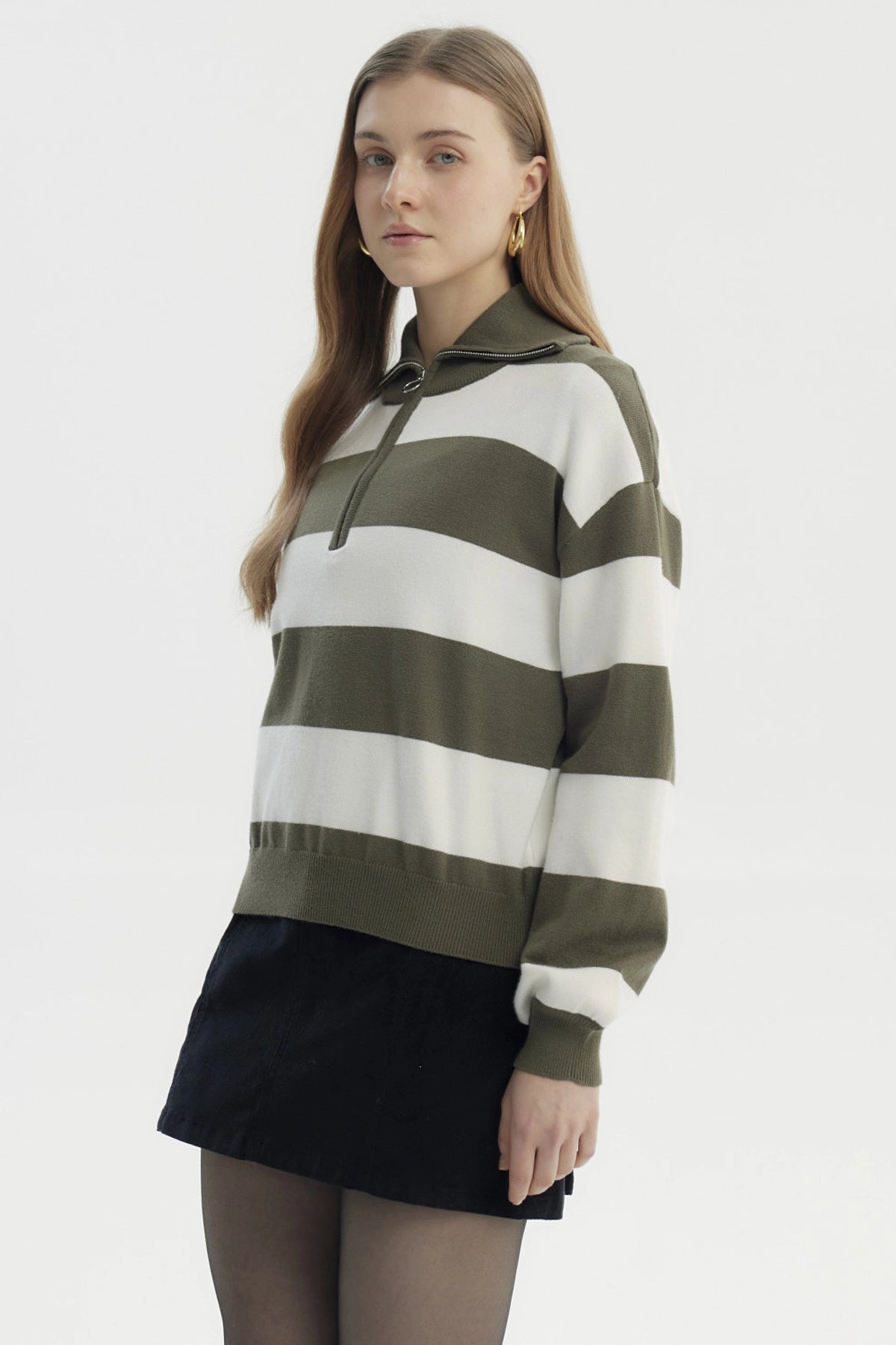 Sweater Mujer Juvenil Verde Militar