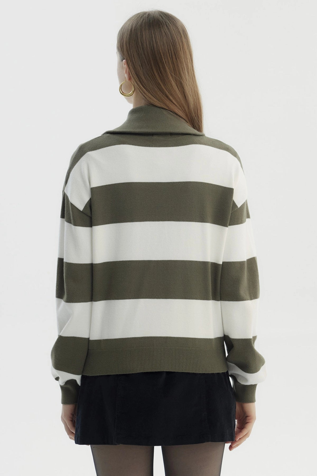 Sweater Mujer Juvenil Verde Militar