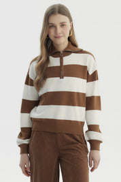 Sweater Mujer Juvenil Camel Oscuro
