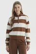 Sweater Mujer Juvenil Camel Oscuro