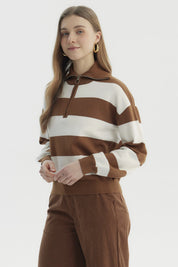 Sweater Mujer Juvenil Camel Oscuro