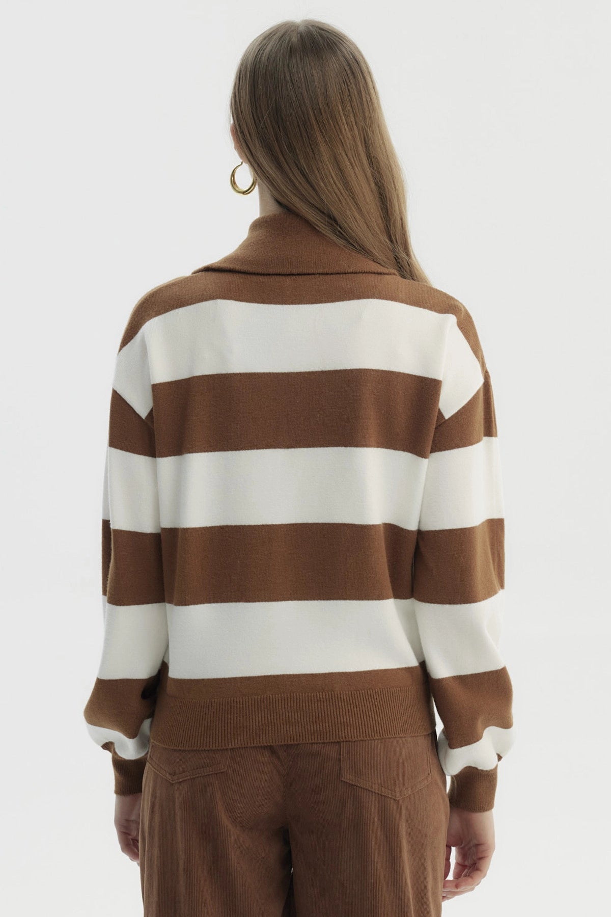 Sweater Mujer Juvenil Camel Oscuro