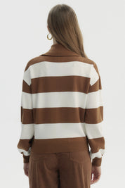 Sweater Mujer Juvenil Camel Oscuro