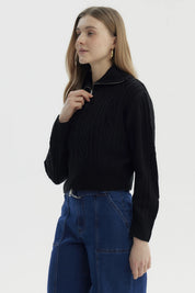 Sweater Mujer Juvenil Negro