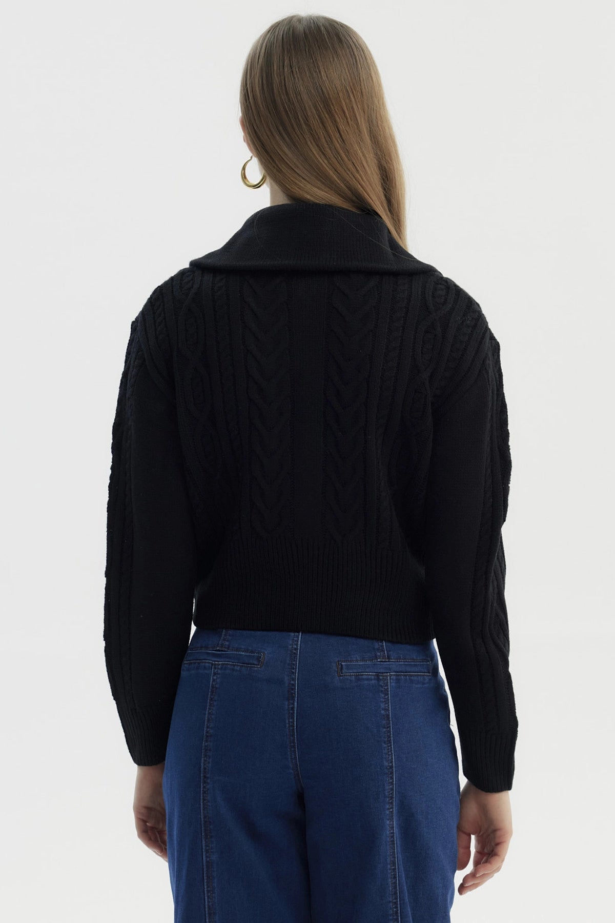Sweater Mujer Juvenil Negro