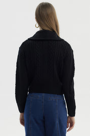 Sweater Mujer Juvenil Negro