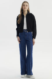 Sweater Mujer Juvenil Negro