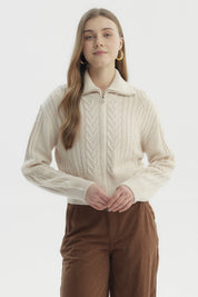 Sweater Mujer Juvenil Beige