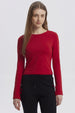 Polera Mujer Lazo Puño Rojo