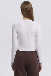 Polera Mujer Mini Print Blanco