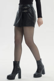 Falda Mujer Deobel Hebilla Negro