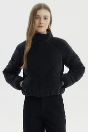Parka Mujer Slim Negro
