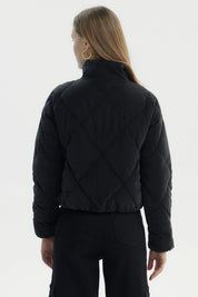 Parka Mujer Slim Negro