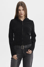 Polerón Mujer Slim Negro