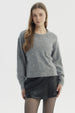 Sweater Mujer Regular Gris