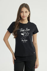 Polera Mujer Slim Negro